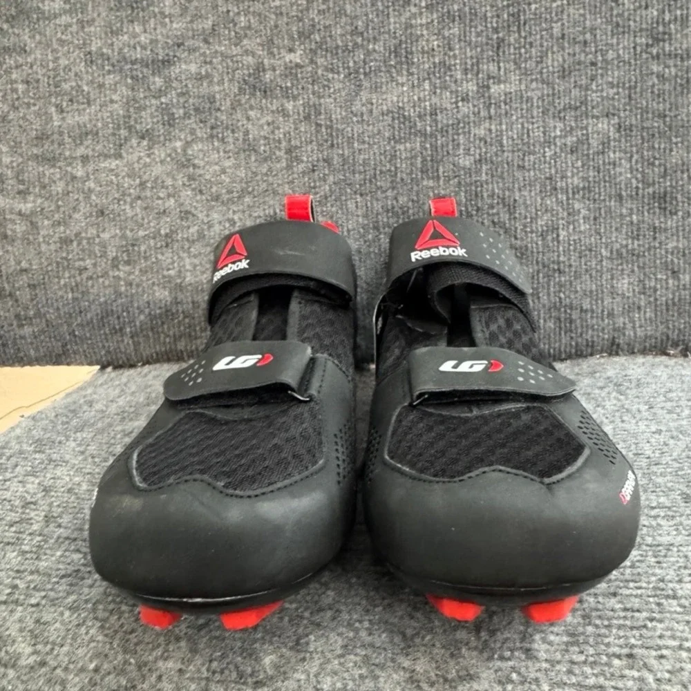 NWT Reebok x Louis Garneau Ergo Air Cycling Shoes Black Red Road Bike Mens 13